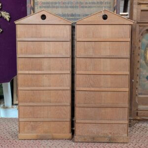 Two Solid Oak Hymn Boards from Wesley Methodist Church