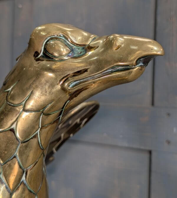 1892 Antique Brass Eagle Church Lectern from St James Rhossdu