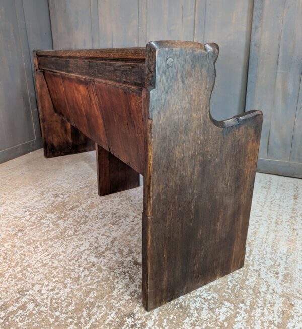 Mid - 19th Century Winchester Oak Three Seater Choir Pew