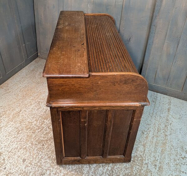 Pre-War Angus & Menstrie Double Pedestal Roll Top Desk