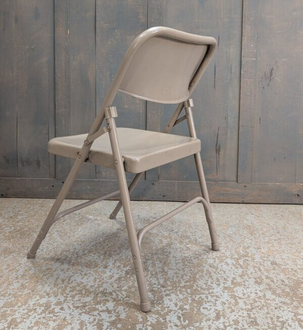 All Steel Slub Gey Folding Church Hall Chairs BARGAIN