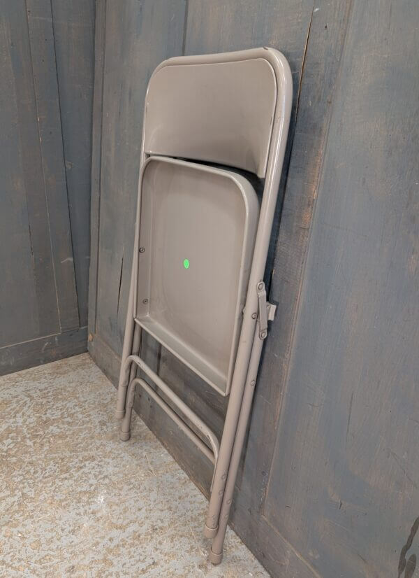 All Steel Slub Gey Folding Church Hall Chairs BARGAIN