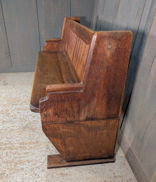 Hounslow Geometric Inspired Mid Century Oak Church Pews Benches