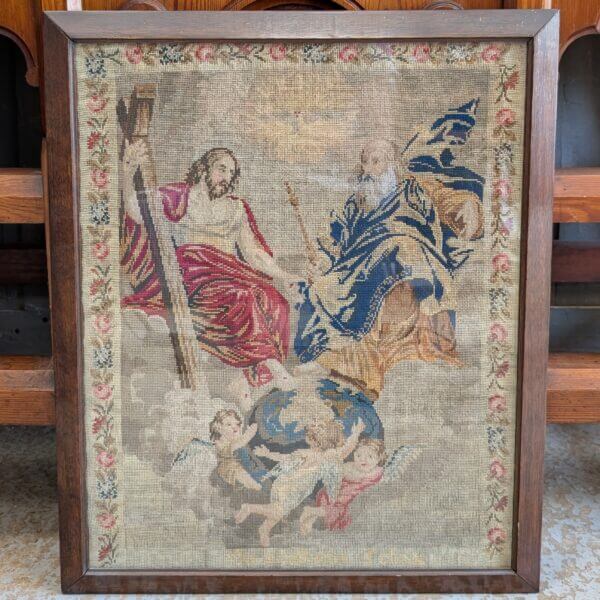 The Exaltation of Christ - Mid Victorian Woolwork