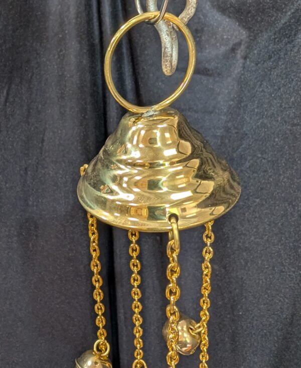 Eastern Faith 'Temple' Medium Size Brass Censer Thurible Incense Burner
