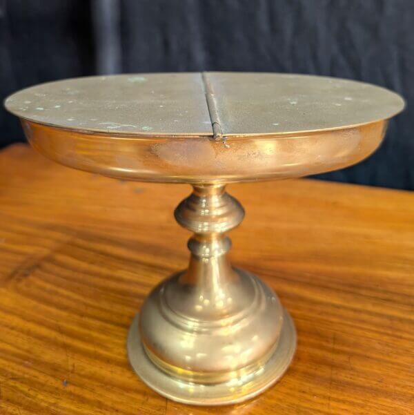 Pre-Owned Extra Large Tall Brass Classical Styled Incense Boat