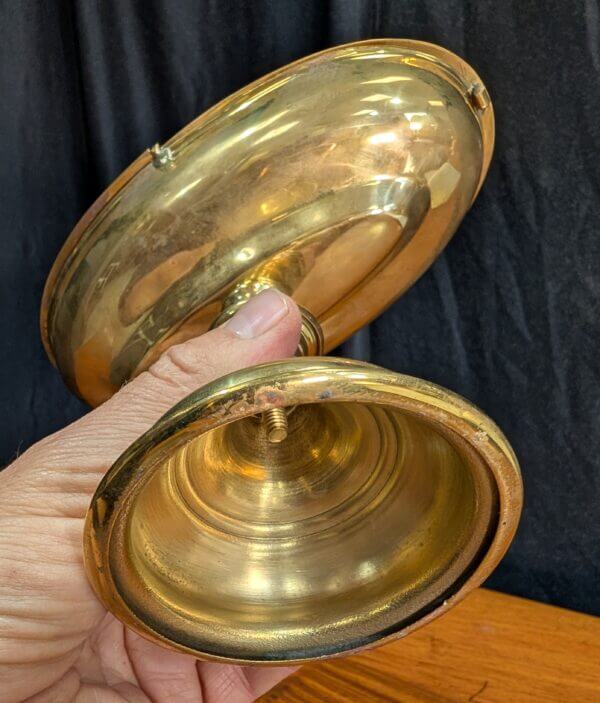 Pre-Owned Extra Large Tall Brass Classical Styled Incense Boat