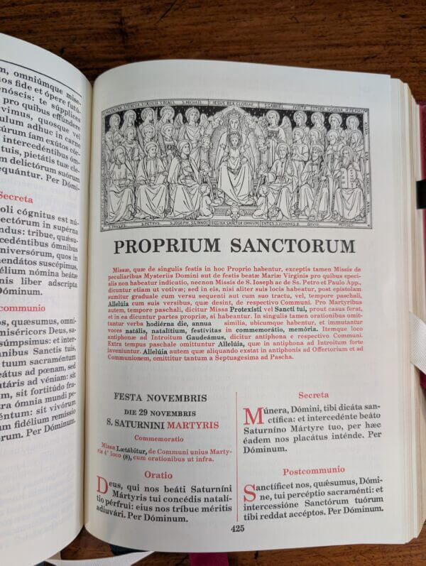 Latest Version of The Missale Romanum in Excellent Condition