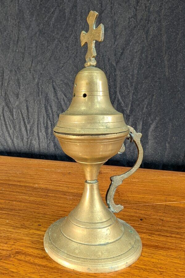 Vintage Smaller Size Table Standing Turibulum Incense Burner