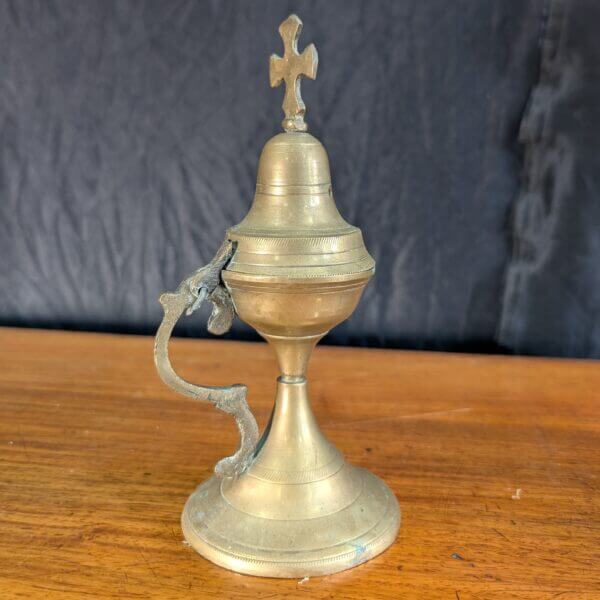 Vintage Smaller Size Table Standing Turibulum Incense Burner