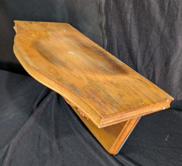 Large Oak Church Wall Bracket for Statues or Flowers