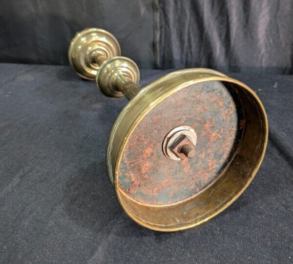 Medium Large Antique Gothic Church Candlestick