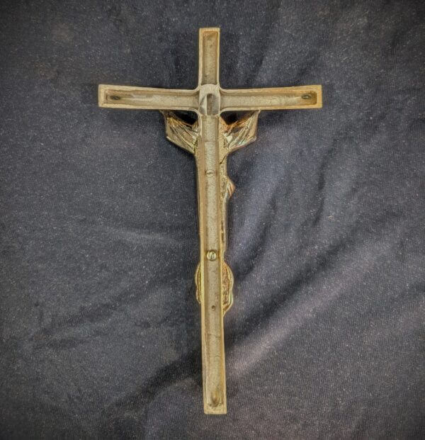 Gold Plated Modern Hanging Crucifix 'Christ the Redeemer'