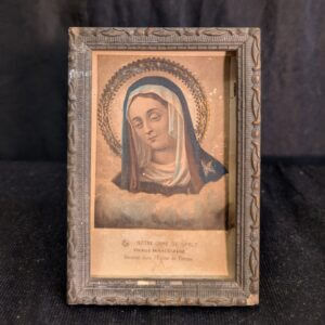 Crypt Find Miniature French Framed Print of Our Lady of Grace