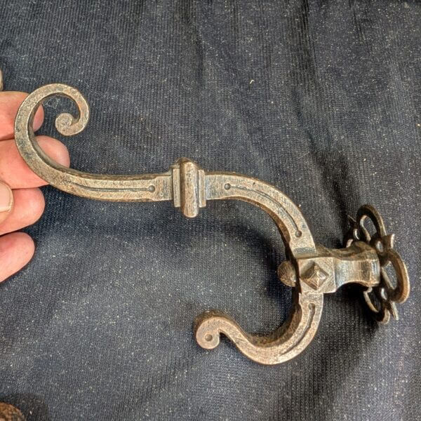 Six Fantastic Victorian Gothic Iron Coat Hooks