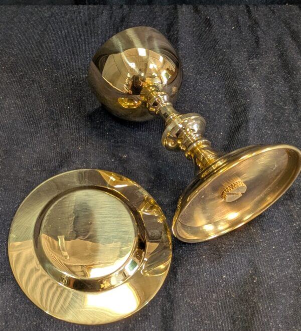 Medium Size Classic 19th Century Style Chalice & Paten