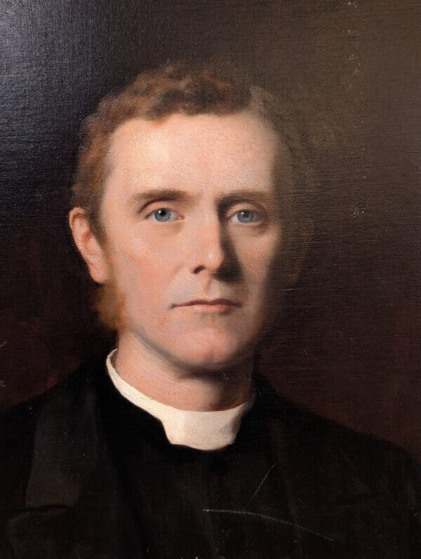 Outsize 19th Century Religious Portrait of the Hon Rev Canon Legg
