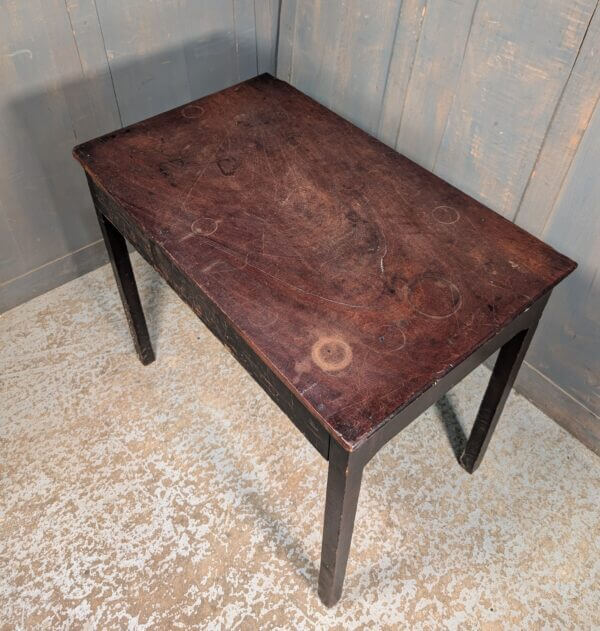 Antique 1820's Regency Mahogany Small Writing Desk Occasional Table