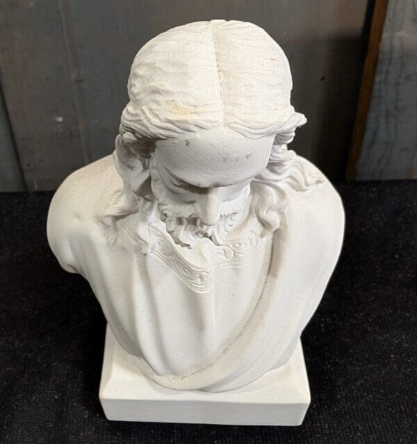 Smaller Size Composite Marble Bust of Jesus Christ