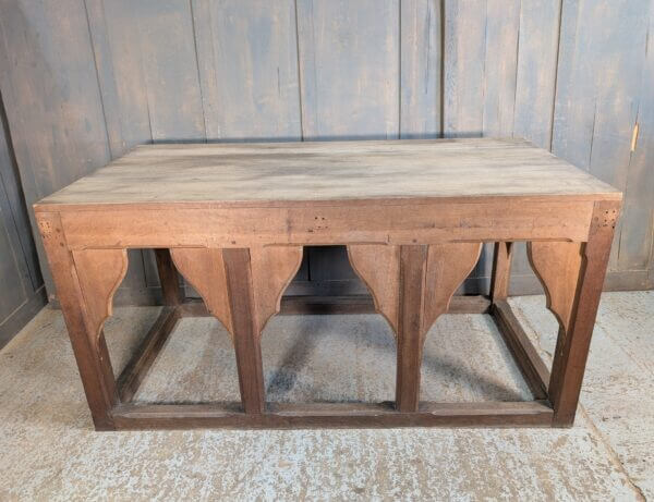 Full Size Victorian Oak Church Altar from St Giles Darlton