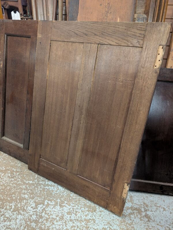 Four Dark Oak Square Vintage Panels