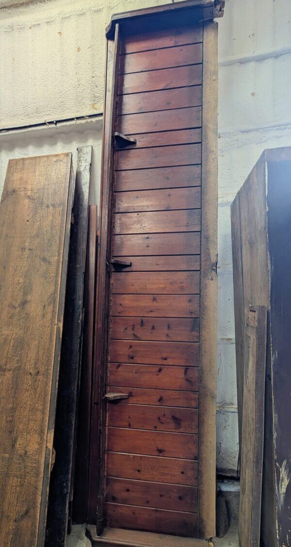 Two Long Victorian T& G Pine Pew Fonts Panels Panelling from Maidenhead