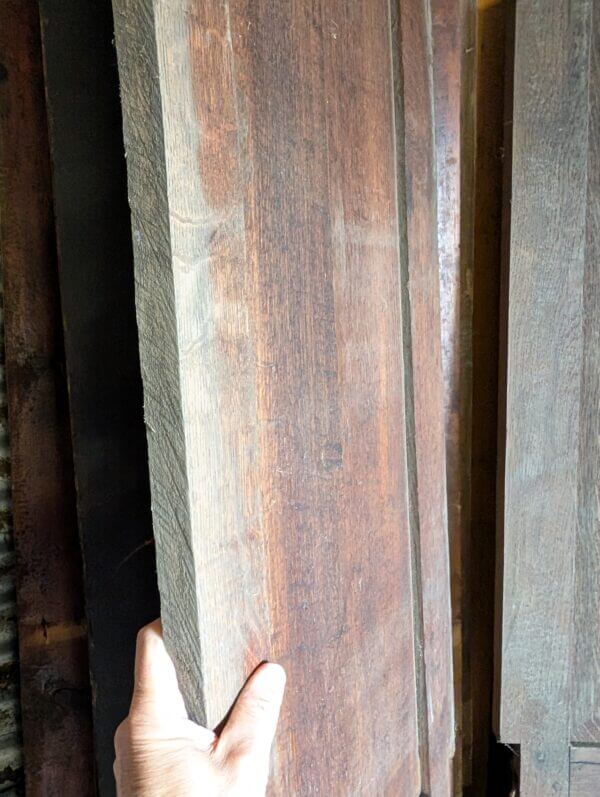 Long Run of 1880's Rectangular Oak Panels Panelling
