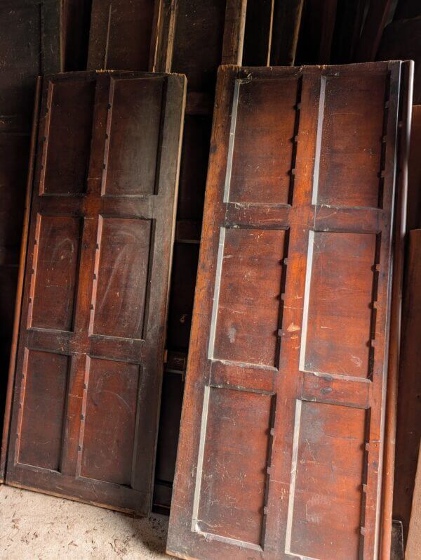 Leicester 1980's Pine Large Dark Pine Panels Panelling