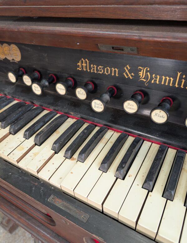 Full Size Mason & Hamlin Ornate Harmonium Church Organ