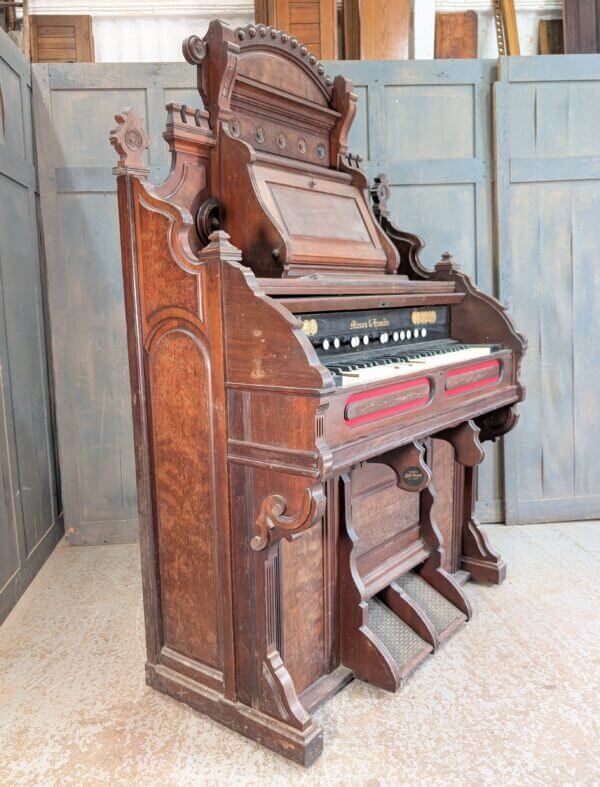 Full Size Mason & Hamlin Ornate Harmonium Church Organ