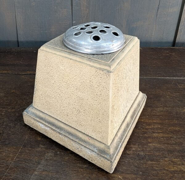 Heavy Memorial Vase for Decorating a Burial Plot