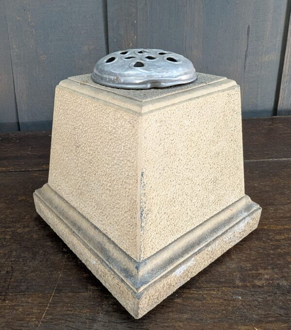 Heavy Memorial Vase for Decorating a Burial Plot