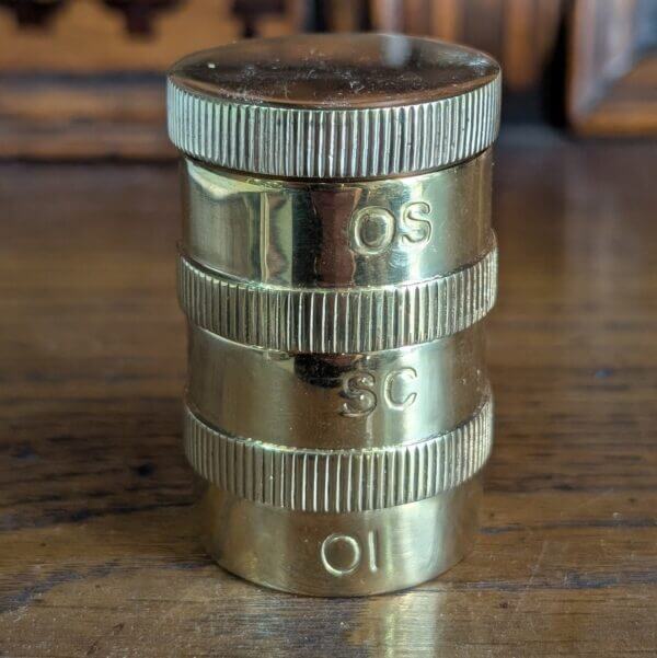 Polished Brass New Holy Oil Stock Set of 3