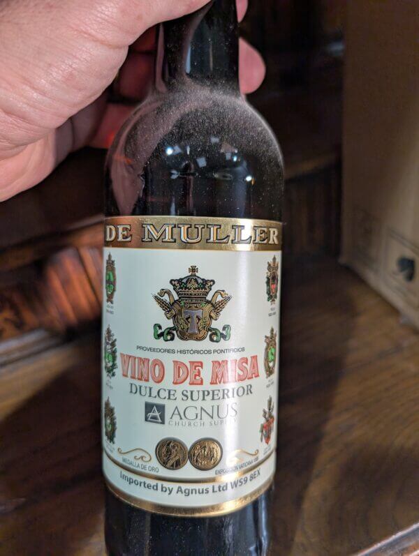 Box of 5 Bottles of Vino de Misa Holy Mass Wine