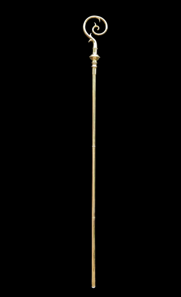 Solid Brass Demountable Boxed St Nicholas Bishop's Crozier