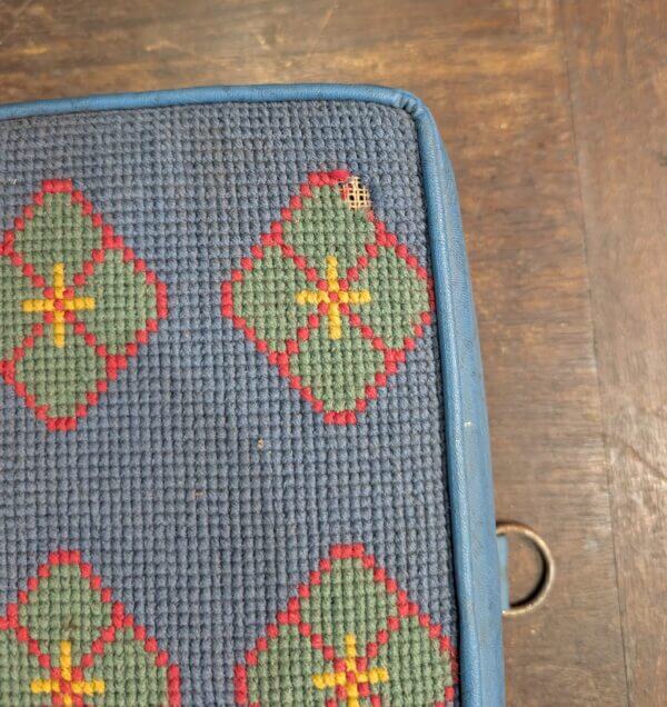 Embroidered Harlequin Set of 8 Church Kneelers Hassocks Cushions