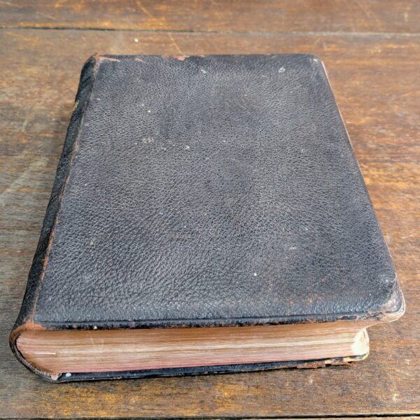 Large Leather Bound 1924 Oxford Church Lessons Bible