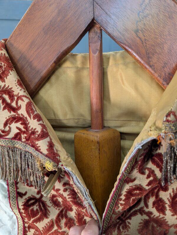 1950's Vintage Damask & Brocade Cream & Russet Silk Cope