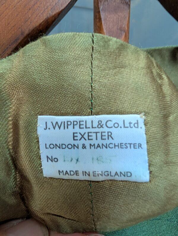 Beautiful Wippell Green Slub Silk 1960's Vintage Chasuble with Crosses & Stole