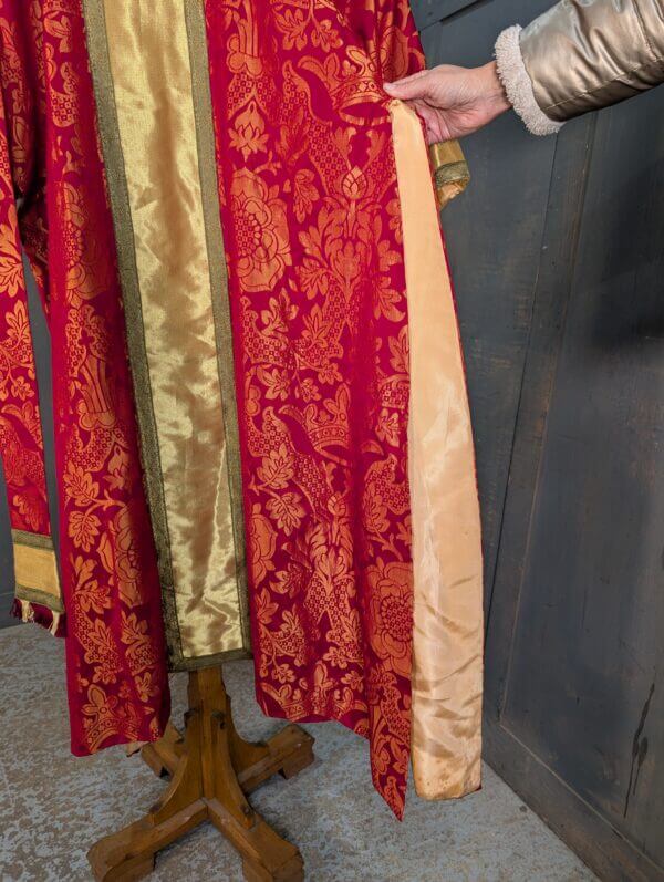 Watts & Co Red & Gold Silk Damask Dalmatics with Stoles