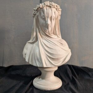 Parian Bust of the The Veiled Virgin Bride after Raphaelle Monti