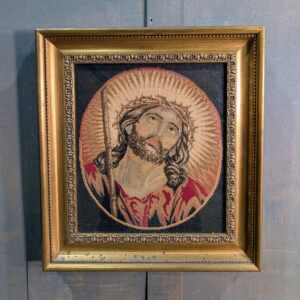 Antique Woolwork of the Passsion of Christ