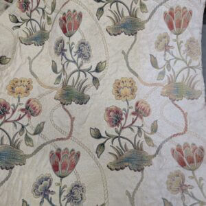 Six Pairs of Very Large Extremely High Quality Curtains Material from Burrswood Relgious Centre #1