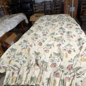 Six Pairs of Very Large Extremely High Quality Curtains Material from Burrswood Relgious Centre #3