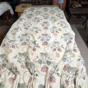 Six Pairs of Very Large Extremely High Quality Curtains Material from Burrswood Relgious Centre #5