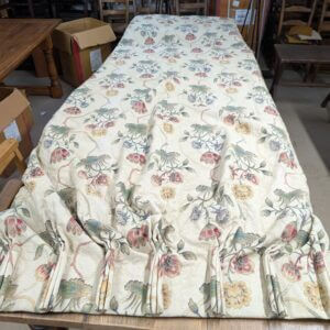 Six Pairs of Very Large Extremely High Quality Curtains Material from Burrswood Relgious Centre #9