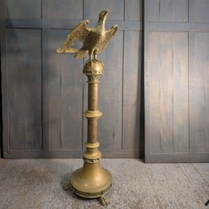 1906 Brass Church Eagle Lectern from St George's Ashtead