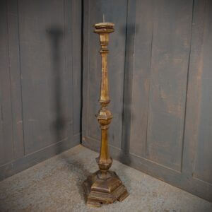 Spanish 18th Century Style Paschal Tall Pricket Candlestand Candlestick