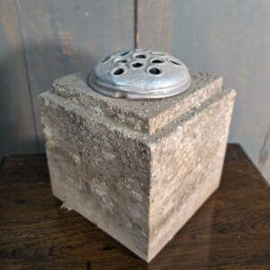 Heavy Marble Memorial Vase