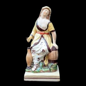 Georgian Staffordshire Pearlware Figure Widow of Zarephatch by Enoch Wood